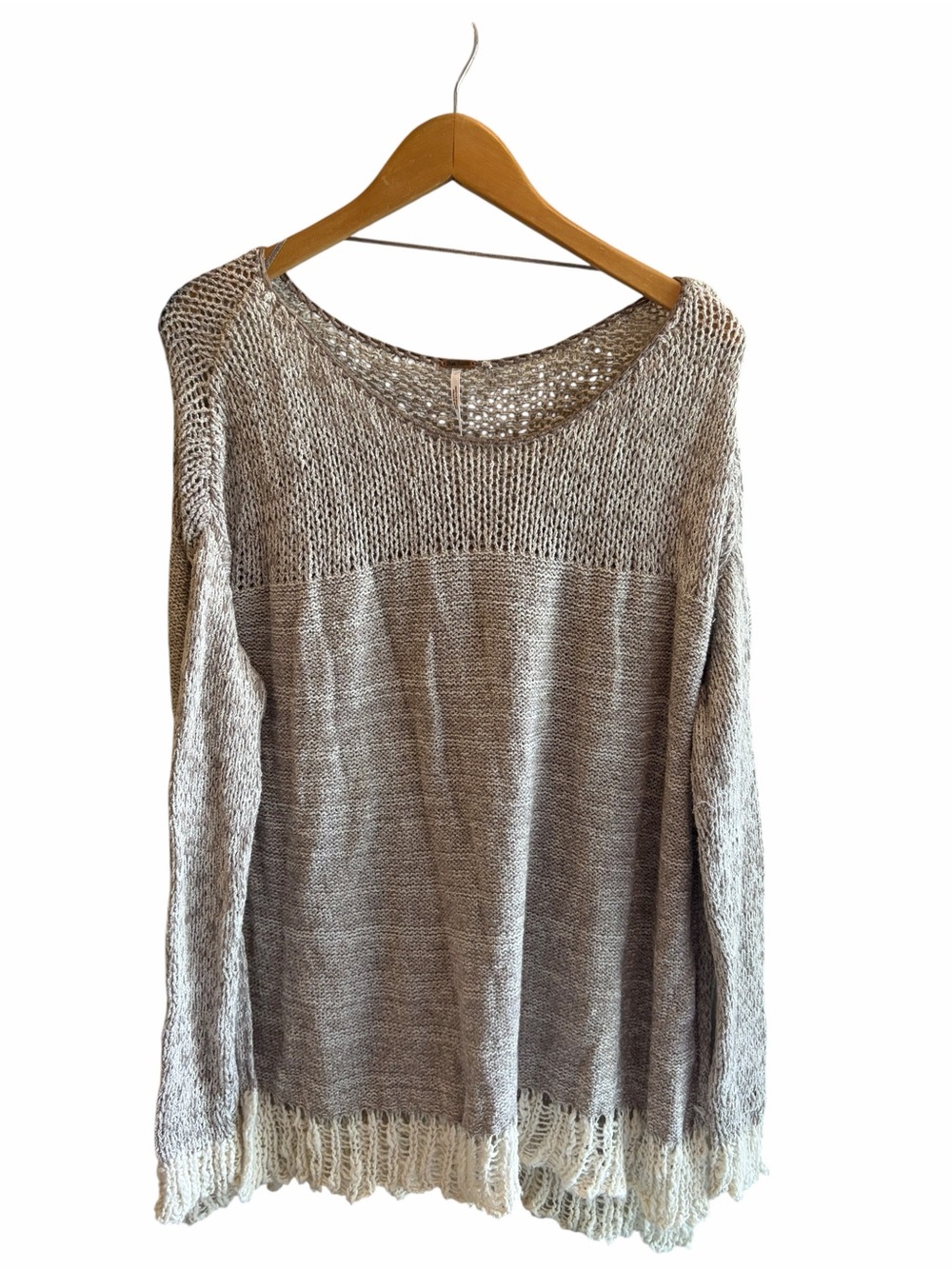 Free People Haiku Linen Side Slit Sweater - Picture 4 of 8